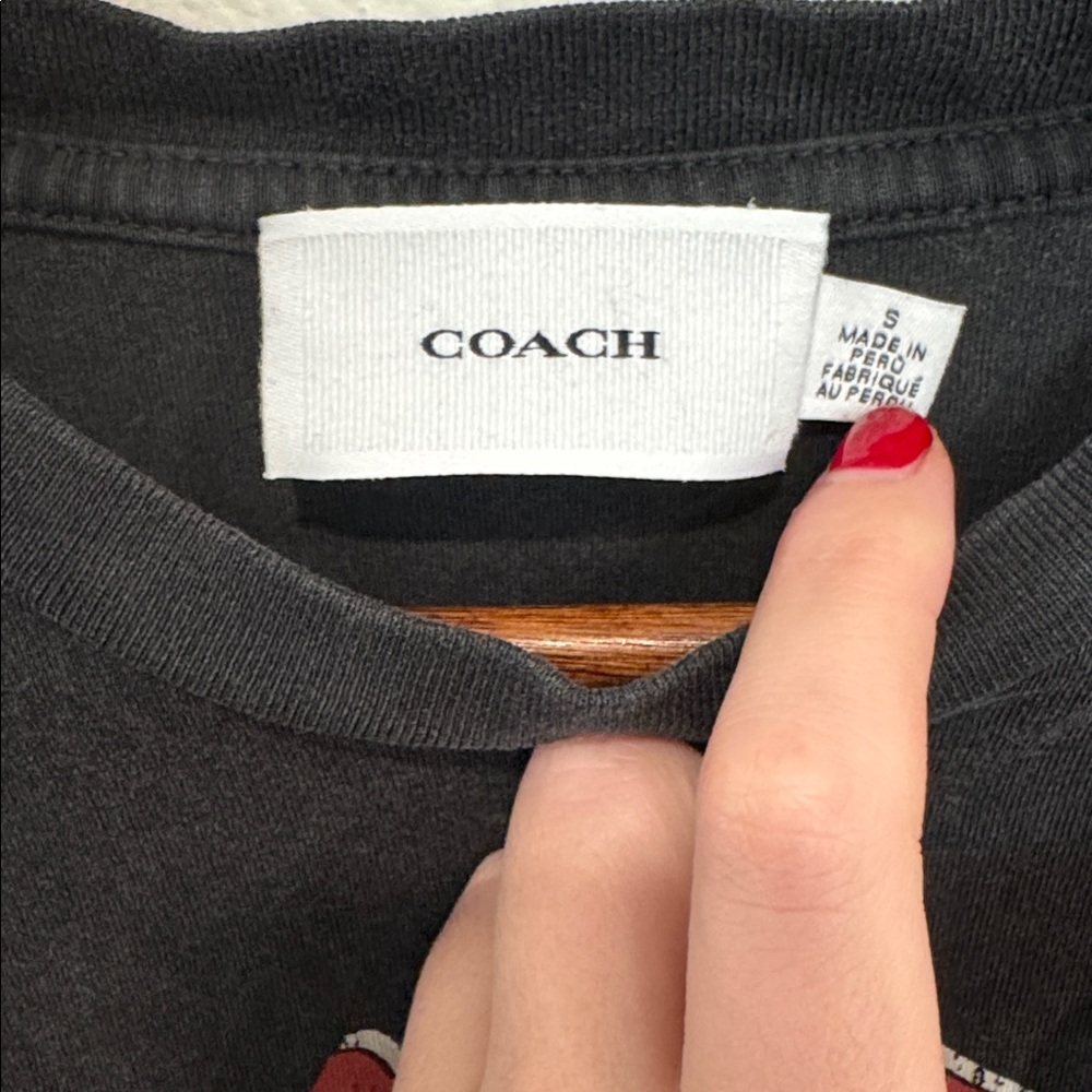 Coach Black T-Rex Graphic Tee - Picture 7 of 11